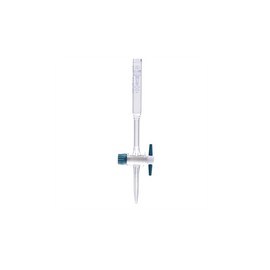 Bureta recta con llave de teflón Clase AS de 10 ml. Modelo. 017.01.010