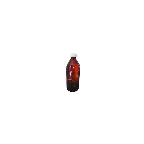 Botella de vidrio ámbar 500ml. Modelo CVQ3041
