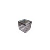 Cesto de metal galvanizado rectangular 15x30x15cm. Modelo AE009-J