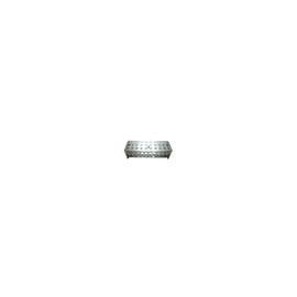 Gradilla de acero inoxidable sin orejas 24 lugares. Modelo AE045-B