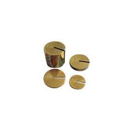 Juego de Pesas de Latón ranuradas para Aparato de Ley de Hooke. Modelo CV033
