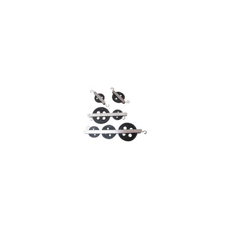 Juego de poleas triples, doble y sencilla. Modelo CVQ2428