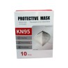 Mascarilla para protección respiratoria. Modelo KN95(10)