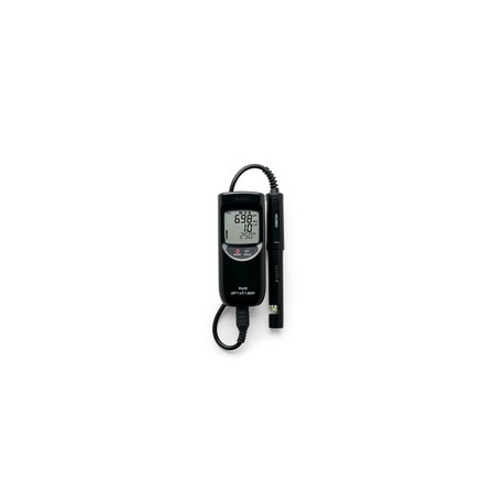 Medidor multiparámetro pH/CE/TDS/C° rango bajo portátil. Modelo HI991300