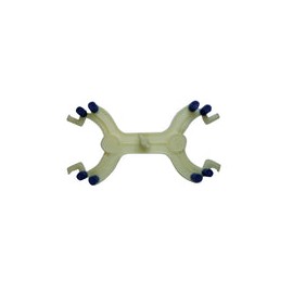 Pinza doble para bureta. Modelo CVQ-0128
