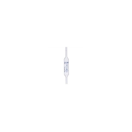 Pipeta Volumétrica Clase AS de 1 ml. Modelo. 021.05.001