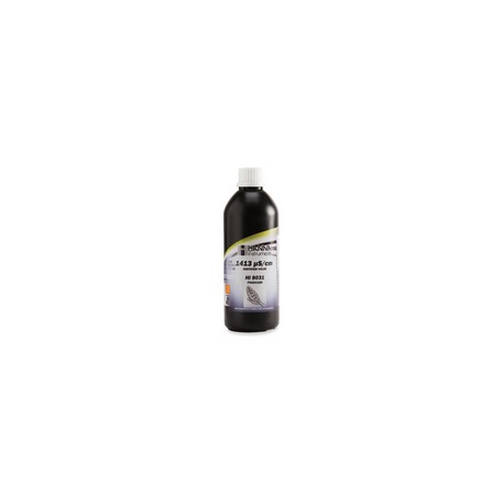 Solución estándar de conductividad de 1,413 µS/cm en frasco FDA. Modelo HI8031L